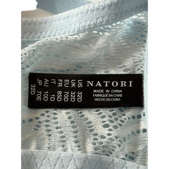 Natori Bra 728309 Lush Front Close Contour underwire blue size 32D - Picture 4 of 6